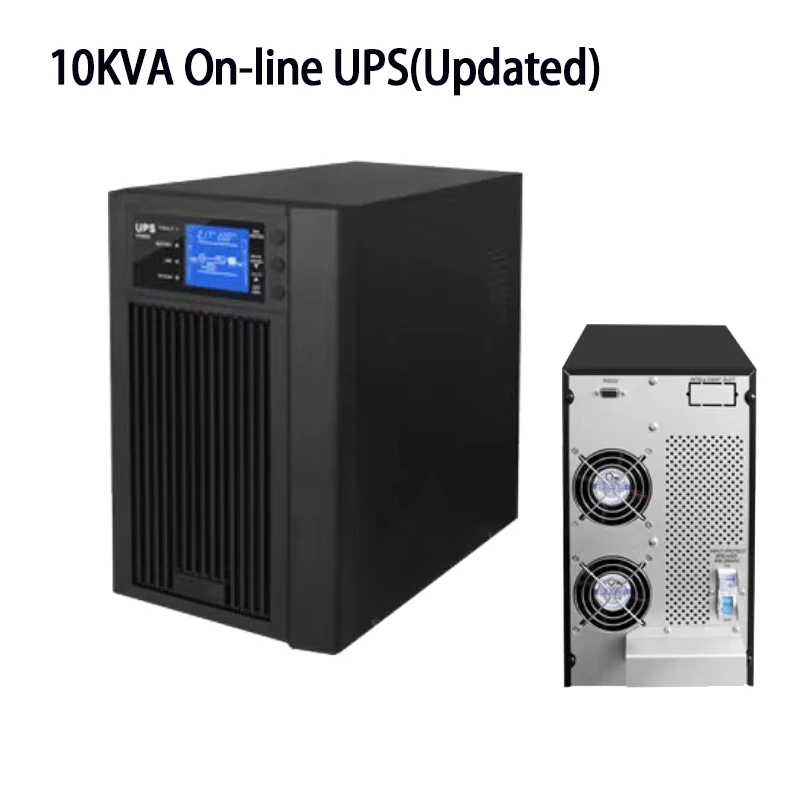 Обновленный 10KVA он лайн UPS внешний 192V батарейки постоянного тока банка 230VAC 50 Гц