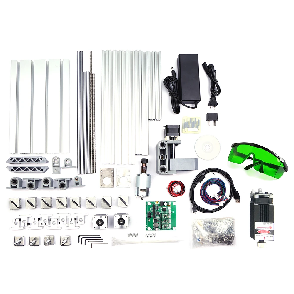 Фрезерный станок с ЧПУ 2 в 1 мини-лазерный гравировальный для ПХД ПВХ резьба по