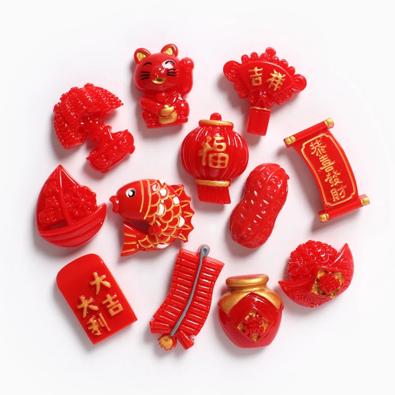 2022 праздничный креативный магнит в китайском стиле для холодильника Чили