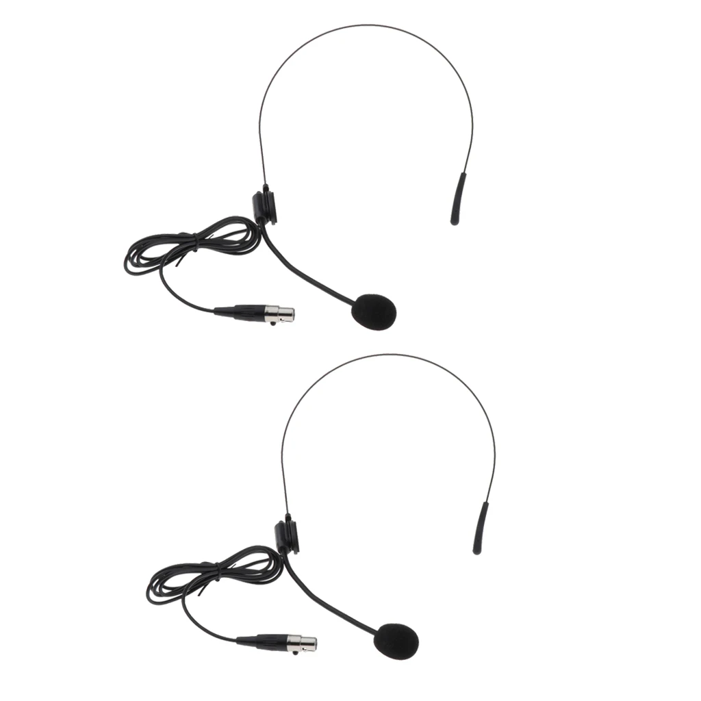 

Set Of 2 3 Pin Microphone Lapel Tie Clip For Wireless BodyPack Transmitter