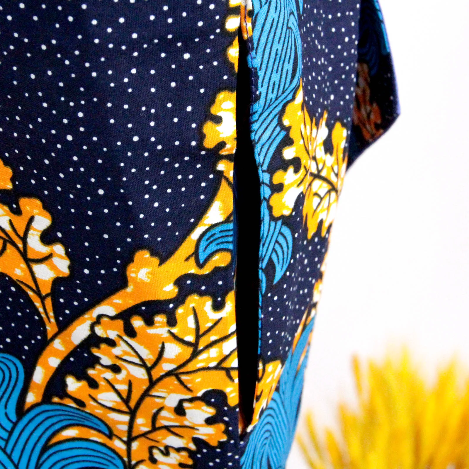 

African wax fashion spring outfit for women AFRIPRIDE bazin richi sleeveless knee-length casual women cotton coat A1924002