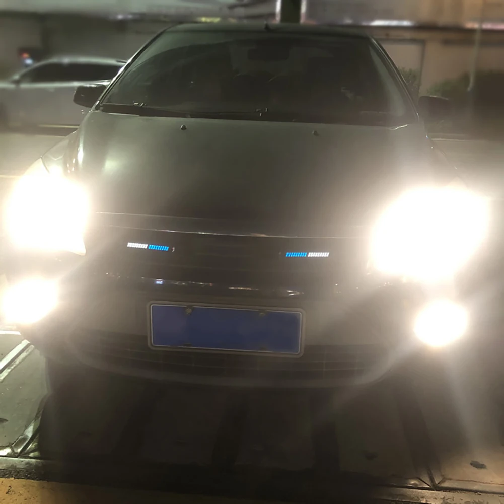 3D Автомобильная передняя решетка светодиодная декоративная фара Автомобильный