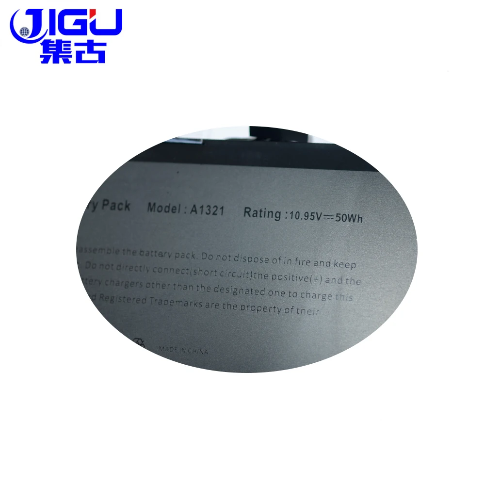 JIGU Фирменная Новинка 73Wh батарея для ноутбука A1321 для APPLE MacBook Pro 1" A1286 MB985 MC986 MC118 MC371 MC372 MC373 серии