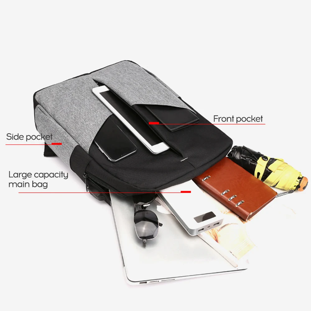 Рюкзак для ноутбука 15 дюймов мужчин и женщин дорожная сумка с отделением бизнеса