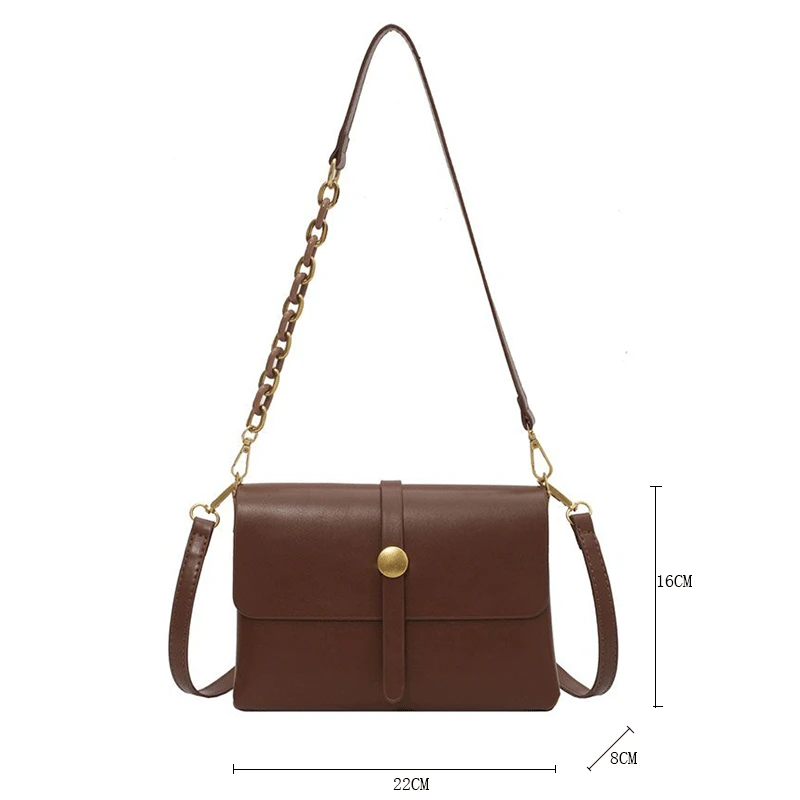 

Luxury Handbags Women Bags Designer 2021 Women Messenger Bags Vintage Sac A Main Crossbody Shoulder Bag Female Simple Flap Bag