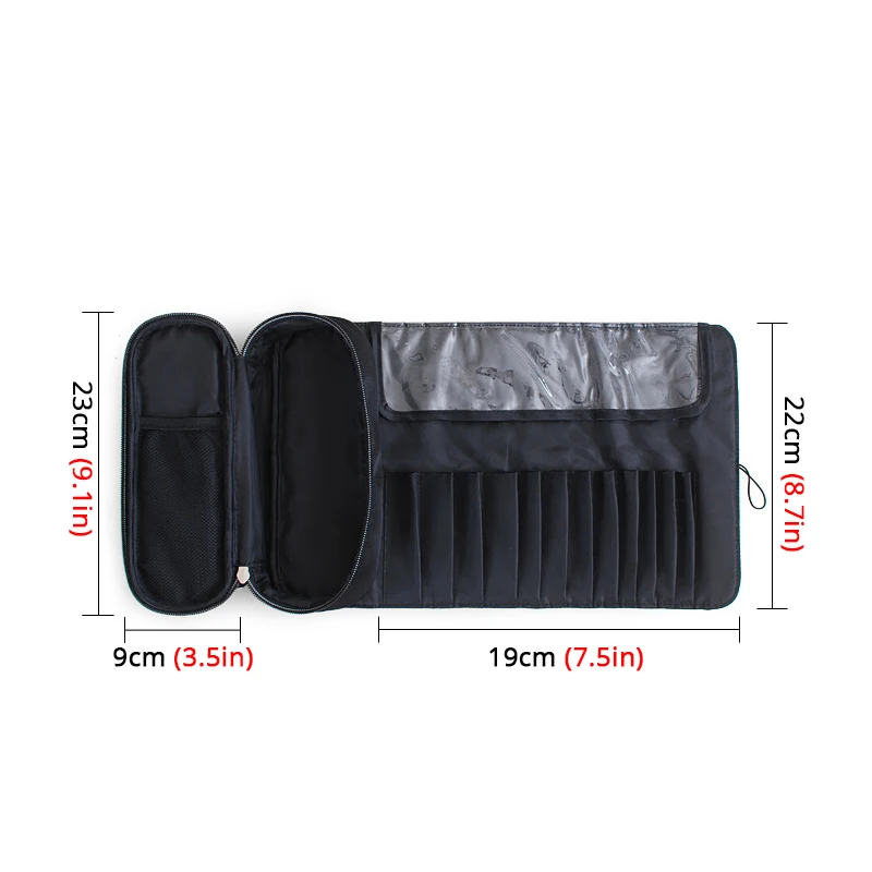 Многофункциональный дорожный держатель для кистей макияжа переносной