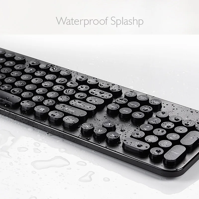 Круглая клавиатура 2 4G для Macbook Pro игровая мышь эргономичная компьютерная и