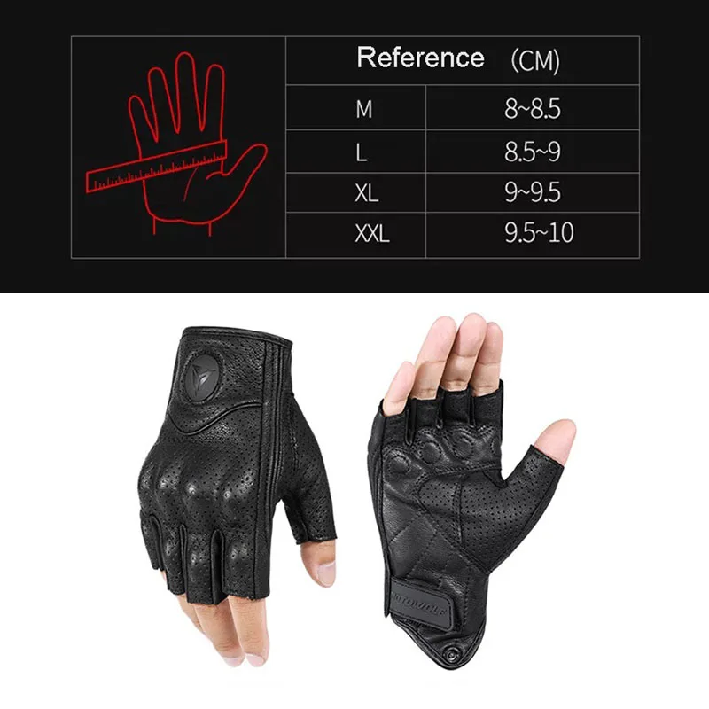 Мотоциклетные кожаные перчатки летние ретро перфорированные ATV мотоциклетные