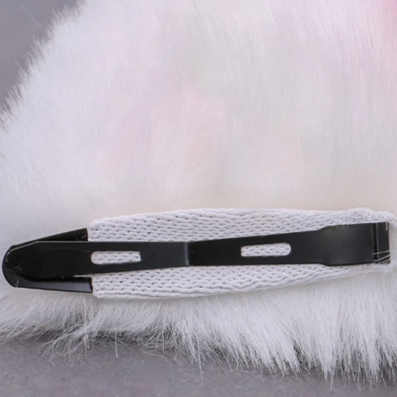 Плюшевые животные заколки кошачьи ушки s пушистые лиса кошка Косплей для волос