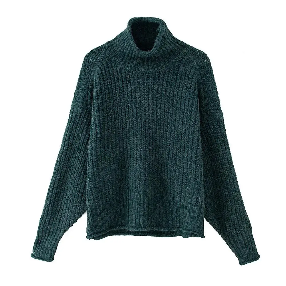 

Casual Fashion High Street Warm Women Sweaters Pullover New Fall Winter Women Knit Sweater Long Sleeves Oversized Loose