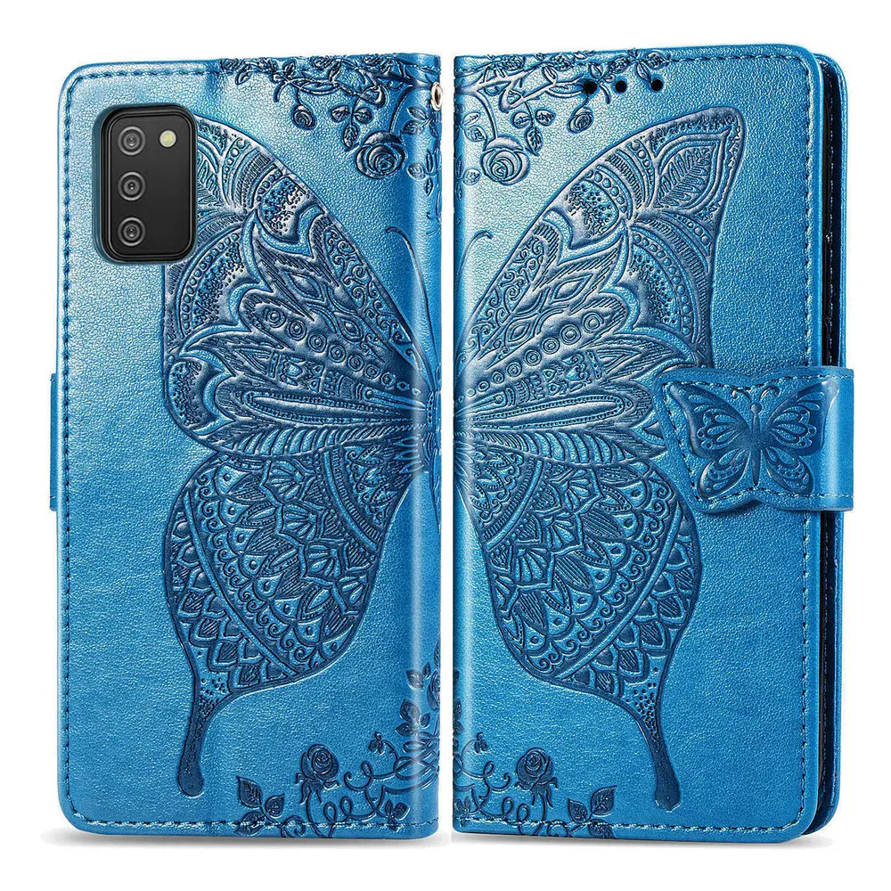 

For Samsung A02S Flip Case 3D Embossed Wallet Card Slot Shell for Samsung Galaxy A02S Case SM-A025 A02 S 02s Leather Cover Coque