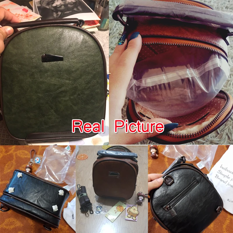 Новинка 2021 женский модный однотонный рюкзак из искусственной кожи с пряжкой