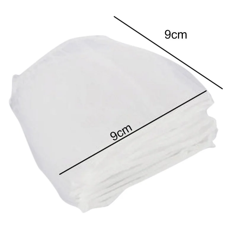 

100pcs Disposable Kitchen Sink Filter Bag Shower Sink Hair Garbage Storage Mesh Bag Sewer Filter Block Food Residues AA