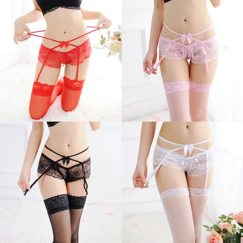 Женская подвязка с поясом сексуальные кружевные комбинезоны перекрестными