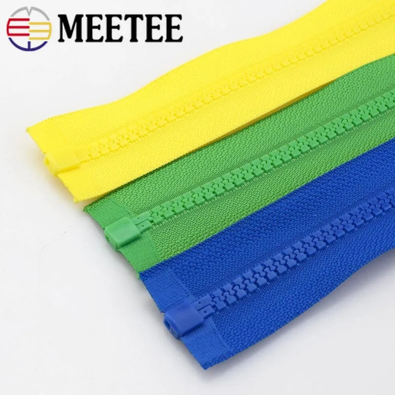 5 шт. Meetee # открытая резиновая молния 40/60/70 см для рукоделия шитье одежда длинное