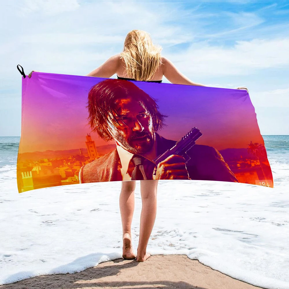 Полотенце для ванны из микрофибры с принтом | Спорт и развлечения