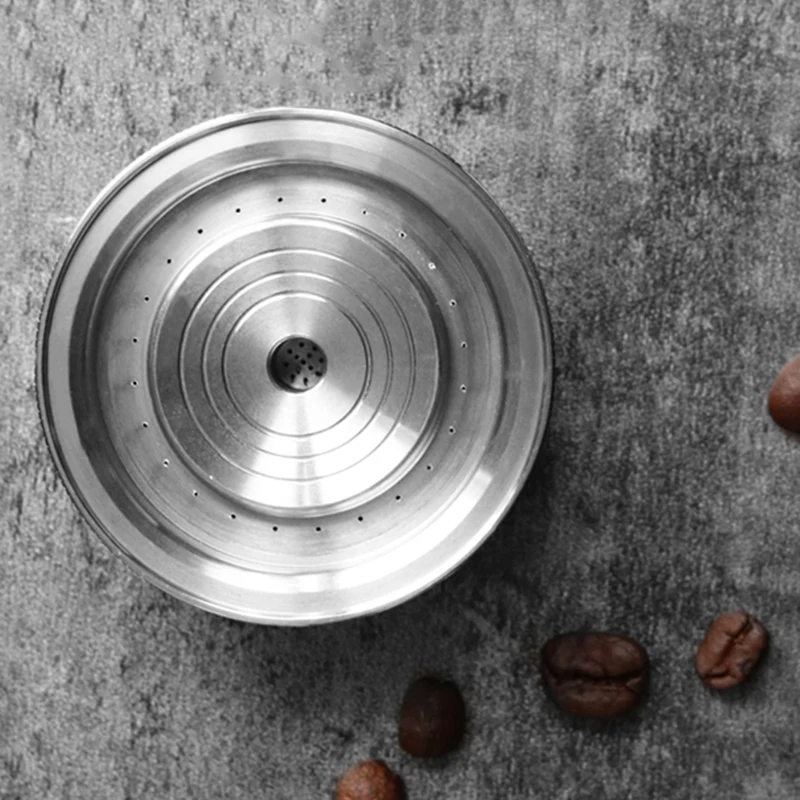 Многоразовая большая чашка из нержавеющей стали (G2) для Nespresso Vertuoline капсульный