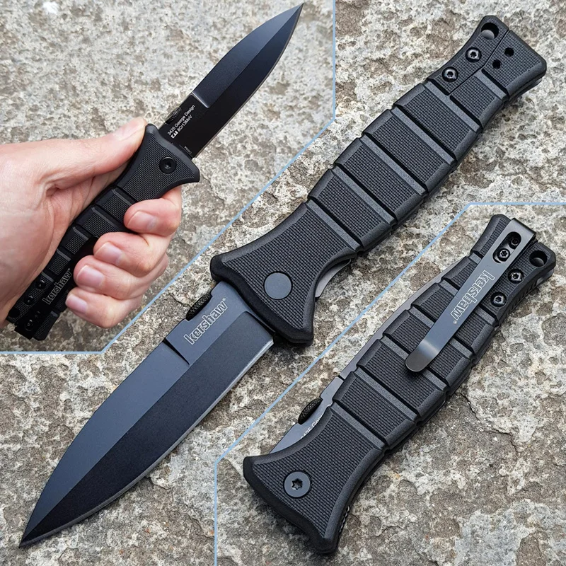 Kershaw k3425 складной нож 8CR13 лезвие жесткий нейлон стекло волокно ручка карманный Кемпинг Охота тактические ножи для выживания EDC