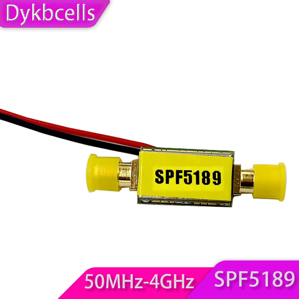 

Dykbcells SPF5189 LNA 50-4000 МГц Радиочастотный усилитель мощности NF = дБ, модуль с низким уровнем шума для FM HF VHF / UHF Ham Radio AMP