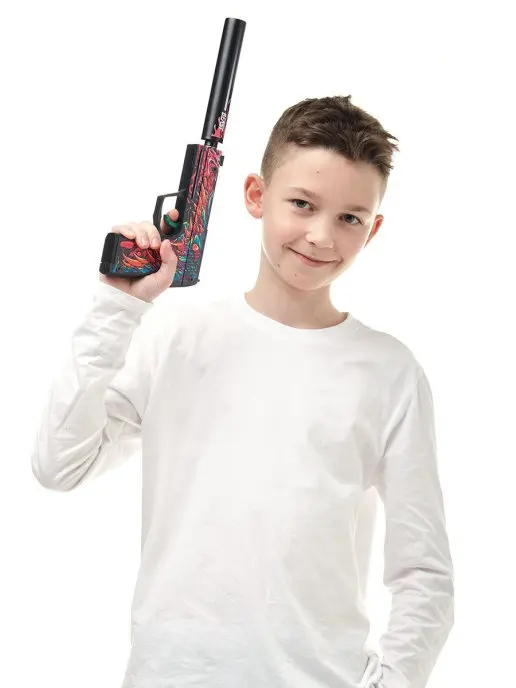 Деревянный пистолет Active ЮСП (USP S) Скоростной Зверь (резинкострел) КС ГО / CS GO