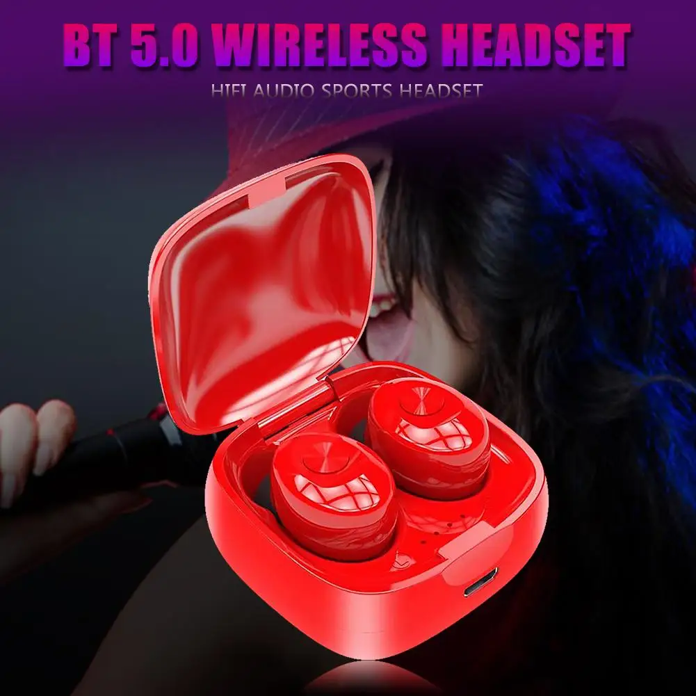 XG12 TWS Wireless BT5.0 Sports Headset HiFi Stereo Hands-free Earphones with Mic Lower Power Consumption Stable Signal | Электроника