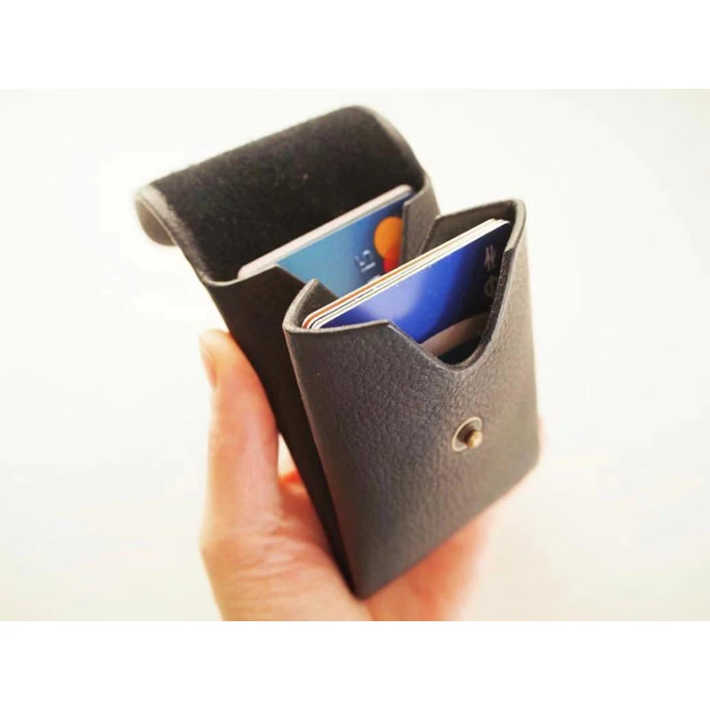 Новое японское стальное лезвие DIY Leather Craft без шитья оснастки держатель для карт Монета Сумка кошелек высечки перфоратор ручной инструмент