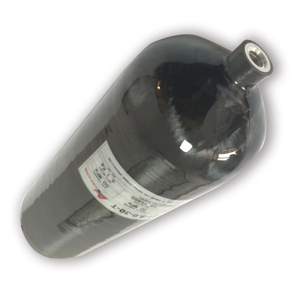 Kaufen AC3090 Carbon Faser Air Tank 9L HPA Druckluft Tank GB 300Bar PCP Luftgewehr Airforce Condor Für Jagd/tauchen Acecare