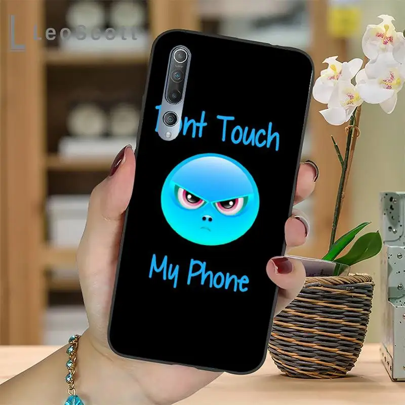 

cartoon cat don't touch my phone Phone Case For Xiaomi Redmi 7 8 9t a3Pro 9se k20 mi8 max3 lite 9 note 9s 10 pro