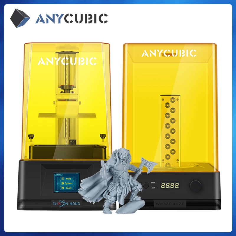 

ANYCUBIC 3d принтер Photon Mono 6 ''2k Монохромный ЖК 8x анти-aliasing высокоскоростная печать УФ Смола 3d принтер impresora 3d