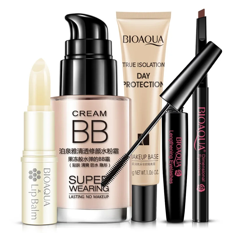 

Women Make Up Set BB Cream Foundation Primer Concealer Mascara Cosmetics EY669