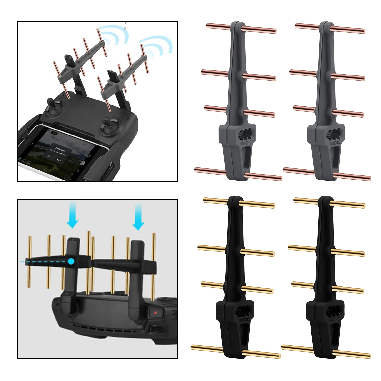 

Signal Booster 2.4Ghz Yagi Antenna for Mavic Models 2 PRO Drone Accessories