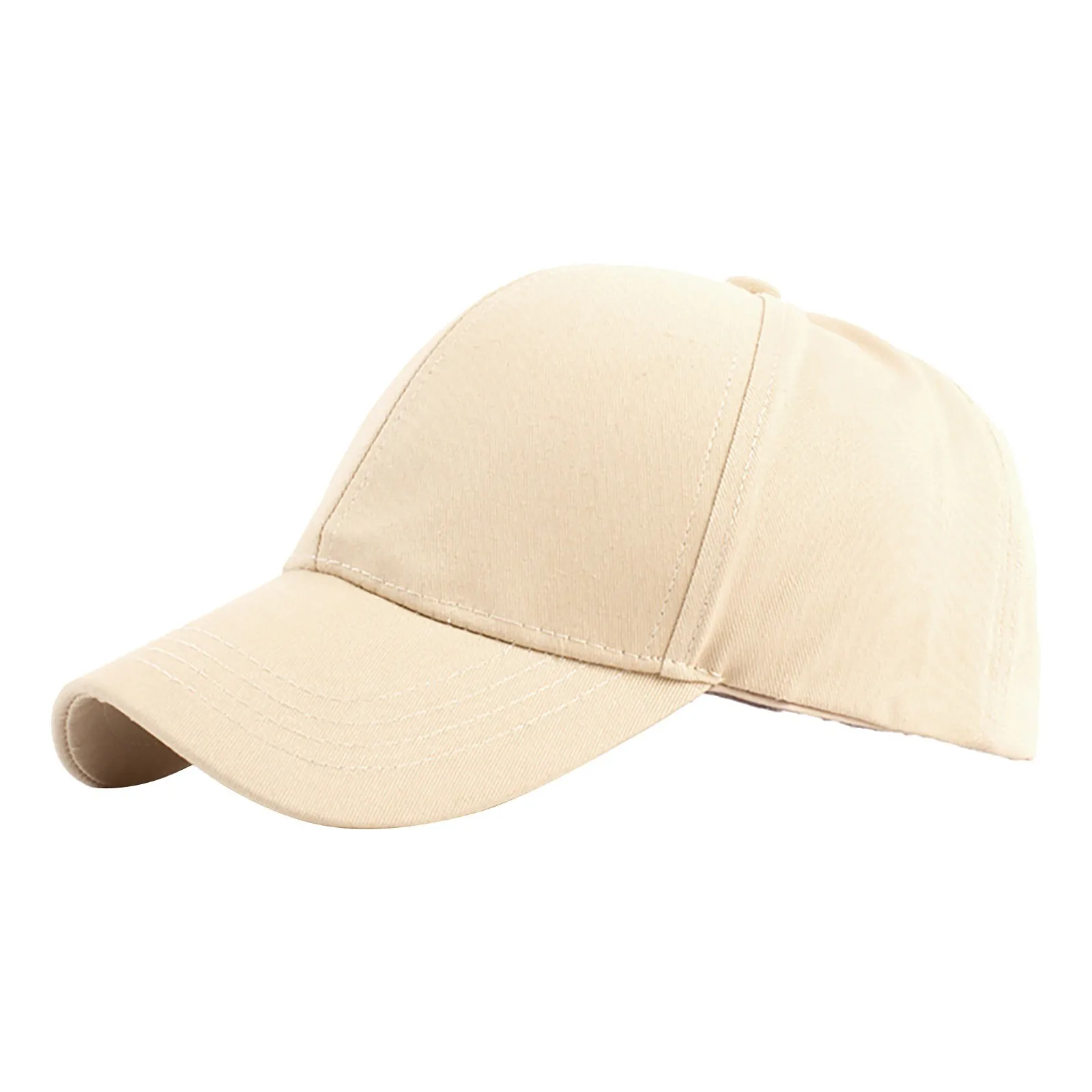 

Unisex Baseball With Ponytail Opening Ponytail Adjustable Breathable Solid Caps Streetwear Visor Black Men's Cap 2021 New R5