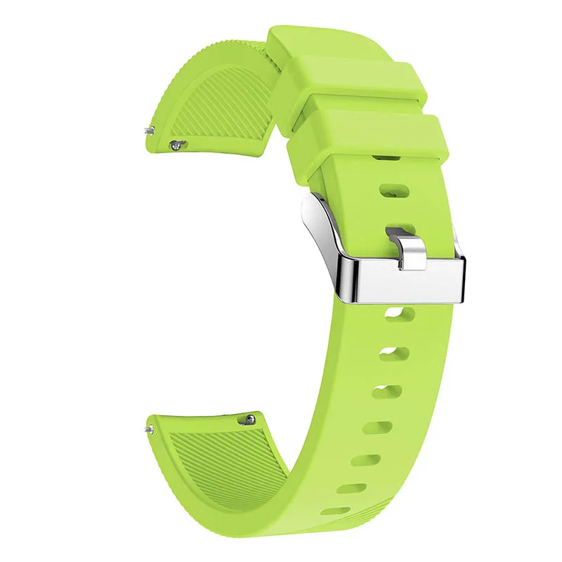 Lime Для Xiaomi Huami Amazfit GTS силиконовый ремешок на запястье Замена для samsung Galaxy watch 42 мм gear sport/s2 Смарт-часы полосы - Цвет: Lime