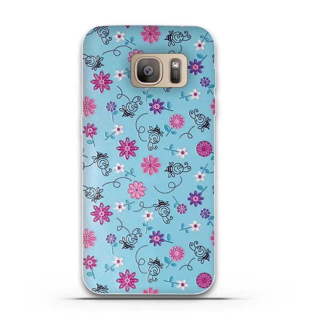 Чехол для Samsung Galaxy S5 S6 S7 мягкий силиконовый чехол из ТПУ с мультяшным рисунком Edge