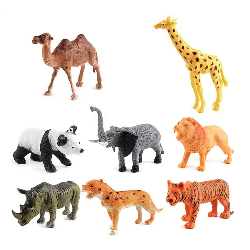12pcs Set Kids Toy Lifelike Miniature Cartoon Wild Animal World Figures Assorted Model Kingdom Zoo Collection Mobile Phone Cases | Мобильные