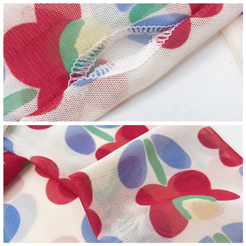 

Floral Print Lady Long Sleeve for Arm Warmers Gloves Summer Sun Protection Women Out Sports Gloves Cool Ice Silk Anti-UV Outdoor