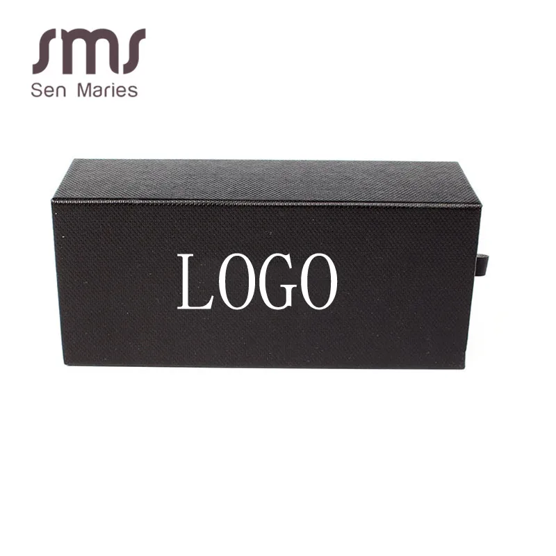 Sen Maries солнцезащитные очки выдвижная коробка черные ПУ чехол для мужчин женщин