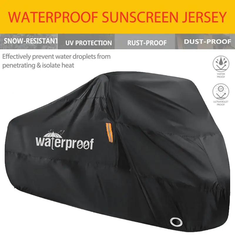 

Уличный чехол для велосипеда 210T, водонепроницаемый пылезащитный чехол для горного и дорожного велосипеда и мотоцикла, чехол для электричес...