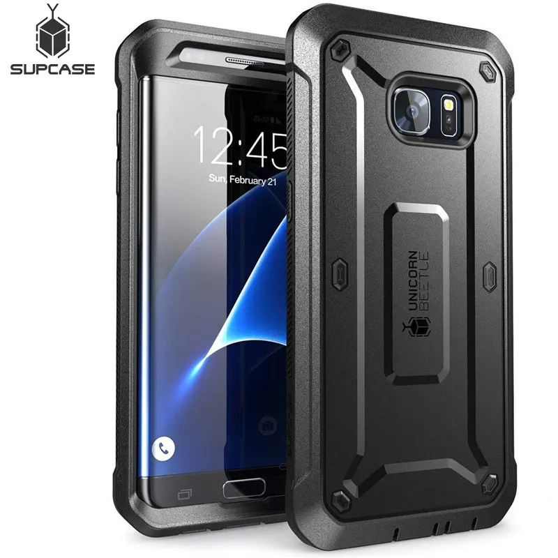

SUPCASE For Samsung Galaxy S7Edge Case UB Pro Series Full-Body Rugged Holster Cover Case WITHOUT Built-in Screen Protector