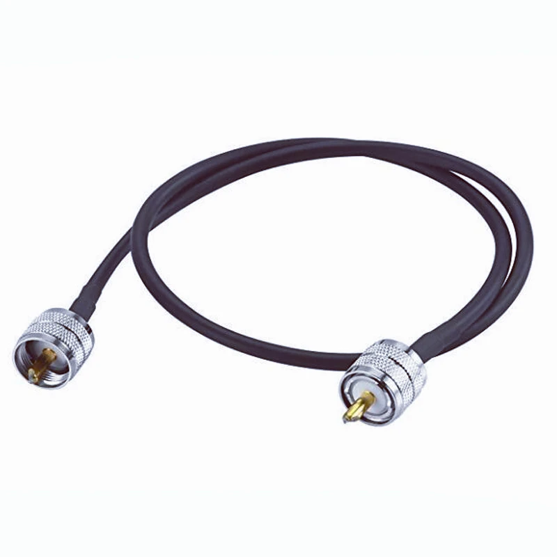 

100 шт. радиочастотный коаксиальный кабель UHF штекер-штекер УВЧ PL259 штекер-УВЧ штекер PL259 RG58 ОТРЕЗОК кабеля 50 см