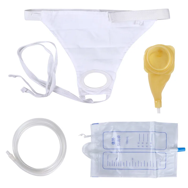 Reusable Male Female Urine Bag Urinal Pee Holder Collector Urinary Incontinence Bedridden Patient Urination Catheter 1000ML | Красота и