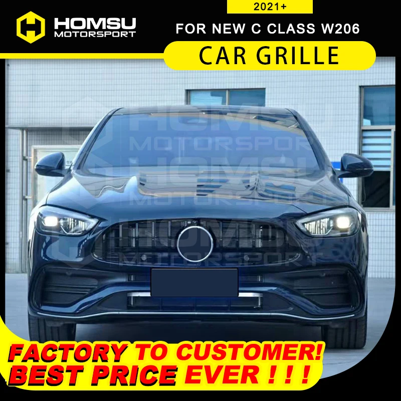 Новый год 2021 года решетка C класса W206 Gt подходит для merce C220 Класс передняя сетка из