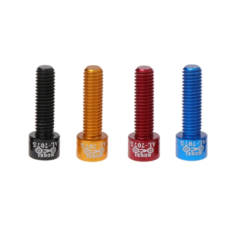

4pcs/bag Bicycle Handlebar Stem Screw M5x17mm Aluminum Alloy Bolt Fixed Gear MTB