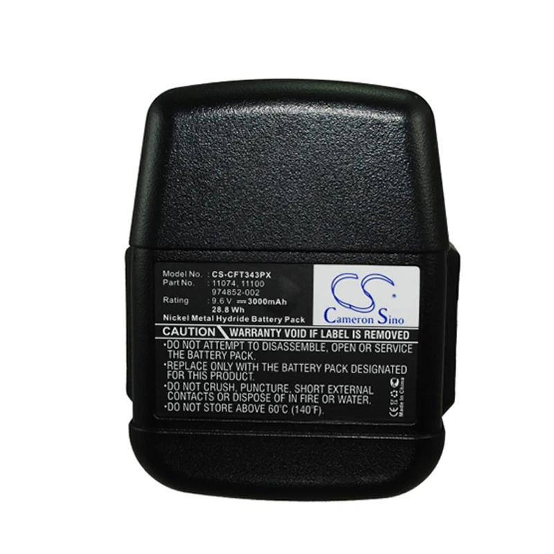 

Аккумулятор Cameron Sino для мастера 11074 11100 974852-002 подходит для 11343 315,22189 электроинструментов сменный аккумулятор 3000 мАч Ni-MH