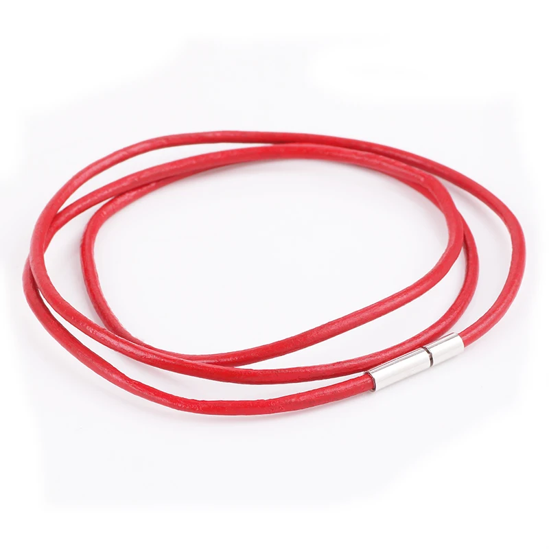 red Dodocharms модные кожаные оригинальные браслеты для женщин черные и коричневые плетеные веревки Модные мужские ювелирные изделия - Окраска металла: red