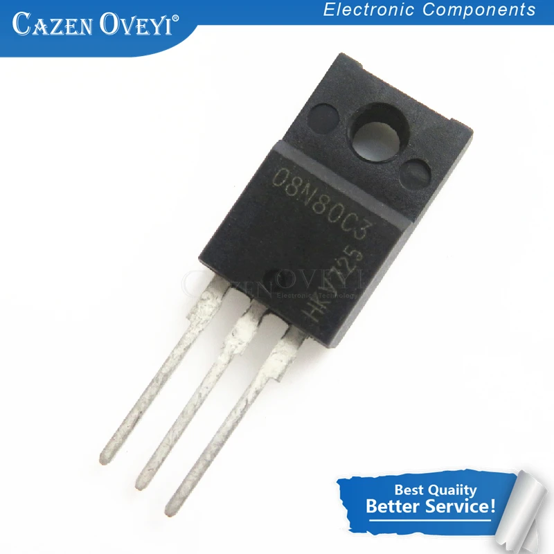 5pcs/lot SPA08N80C3 08N80C3 TO 220F In Stock|Интегральные схемы| |