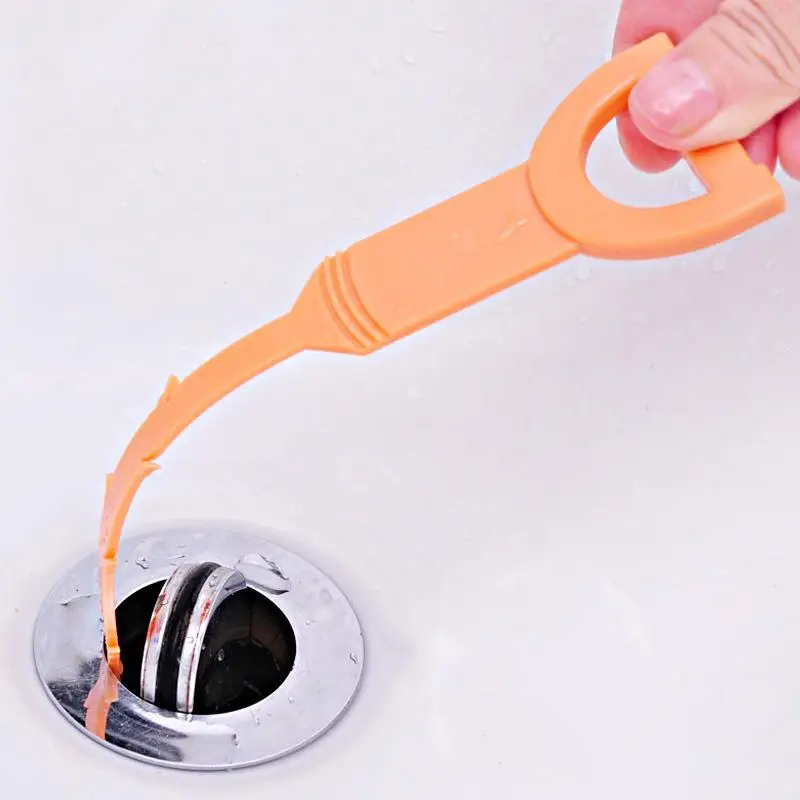 

52cm Sink Claw Pick Up Hair Drain Clog Remover Cleaning Tool Flexible Pipeline Dredging Tools Sewer For Toilet Kitchen Sink