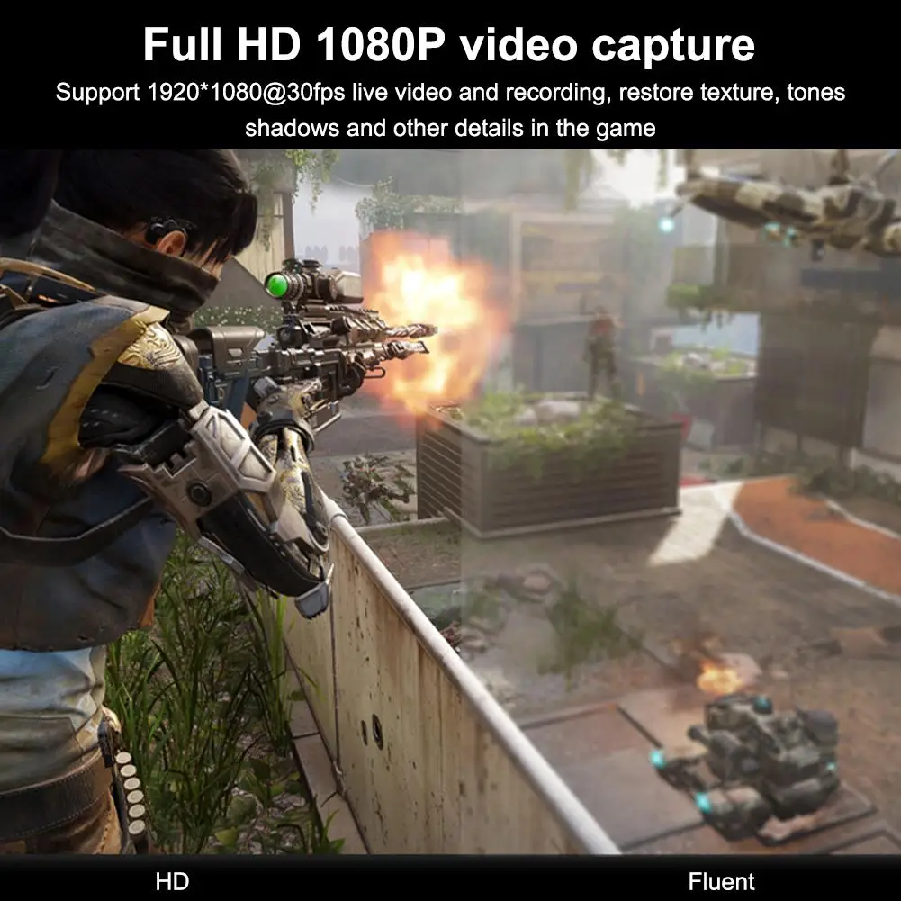 Карта видеозахвата 1080p на USB 2 0 карта захвата игр для Youtube Twitch OBS потоковая