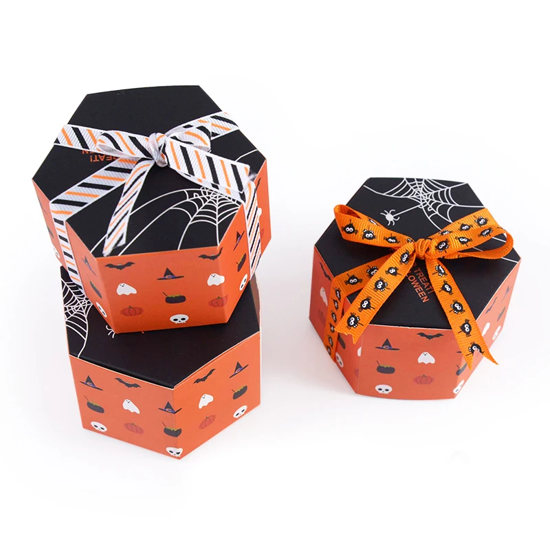 5/10 шт. декоративпосылка коробки для подарков на Хэллоуин | Дом и сад