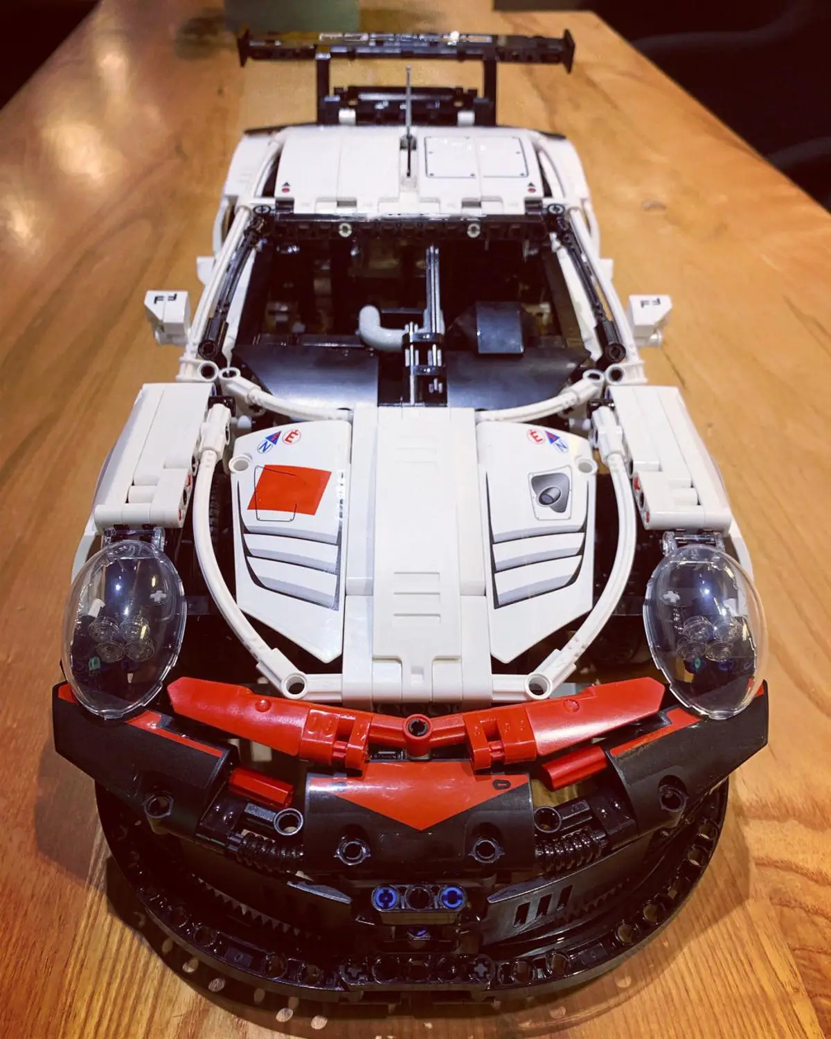 В наличии 20097 rRSR DIY совместимый IEGOset 42096 Technic MOC гоночный автомобиль строительные